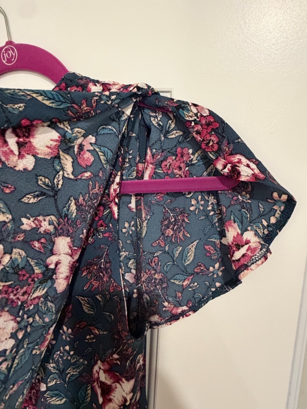 Spirit of Grace Floral women’s wrap tie dress with Ruffled Sleeves XS - Picture 8 of 10